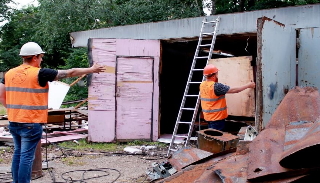 Демонтаж гаражей в Прокопьевске, цена от 1782 руб. – услуги под ключ от 2Землекопа-Прк
